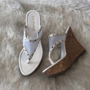 Liliana White Wedge from Venus